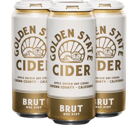 Golden State Cider Brut 4 Pack 16oz Cans
