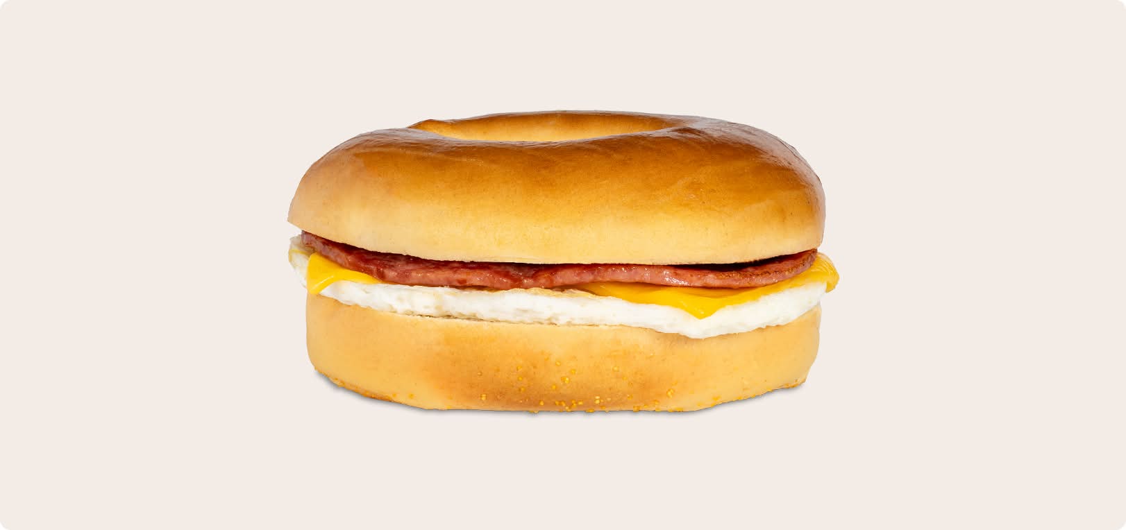 Pork Roll, Egg and Cheese Bagel