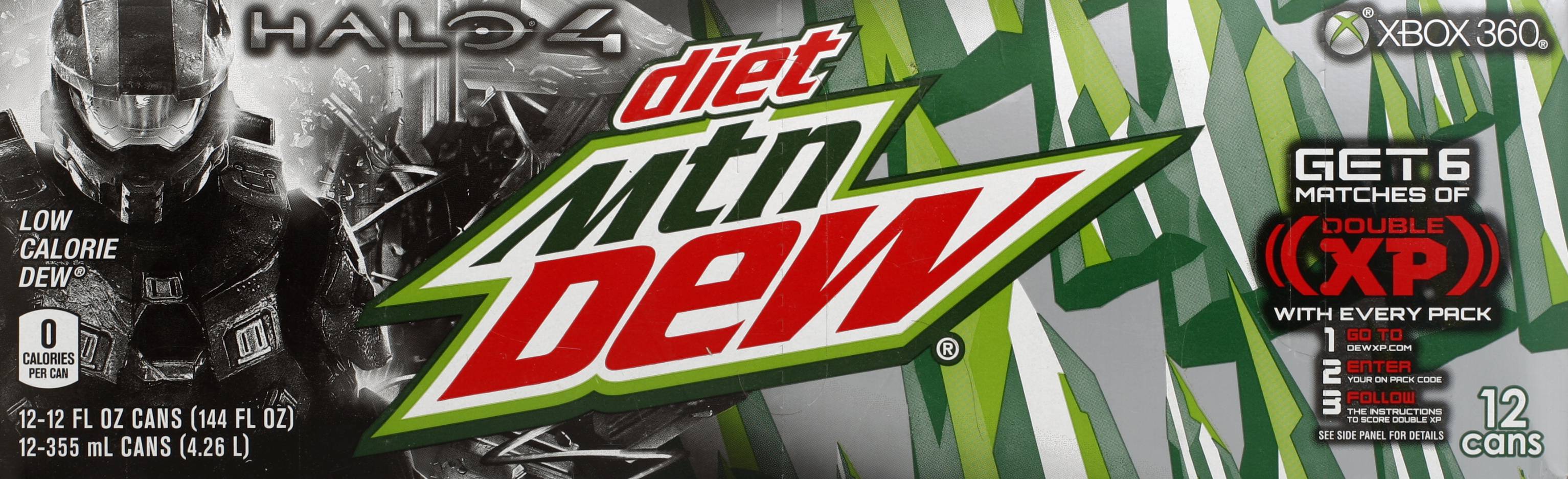 Mtn Dew Diet Soda, Citrus (12 x 12 fl oz)