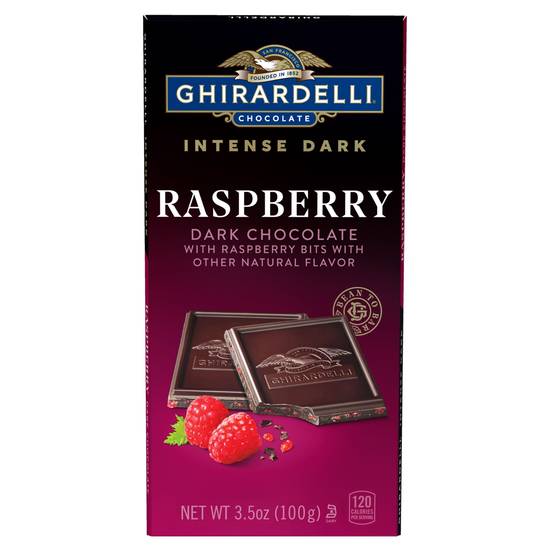 Ghirardelli Bar Raspberry, 3.5 OZ
