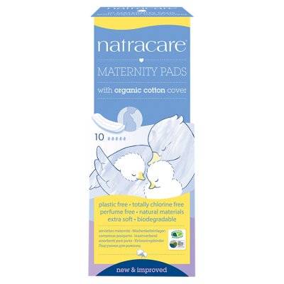 Natracare Maternity Pads With Organic Cotton Cover (160g)