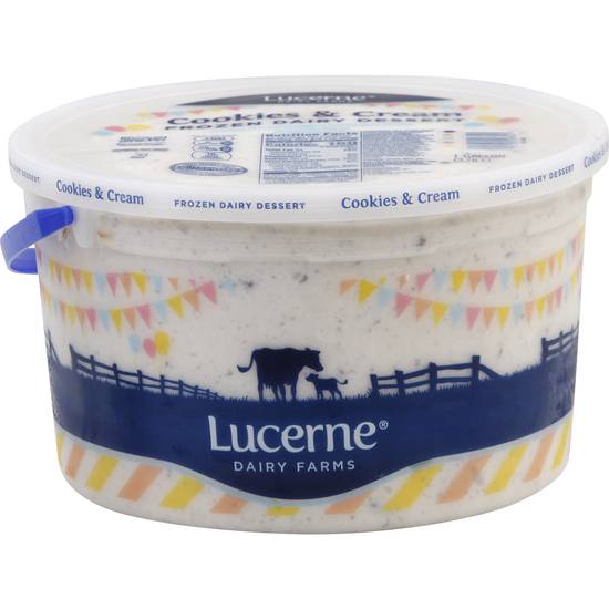 Lucerne Cookies & Cream Frozen Dairy Dessert
