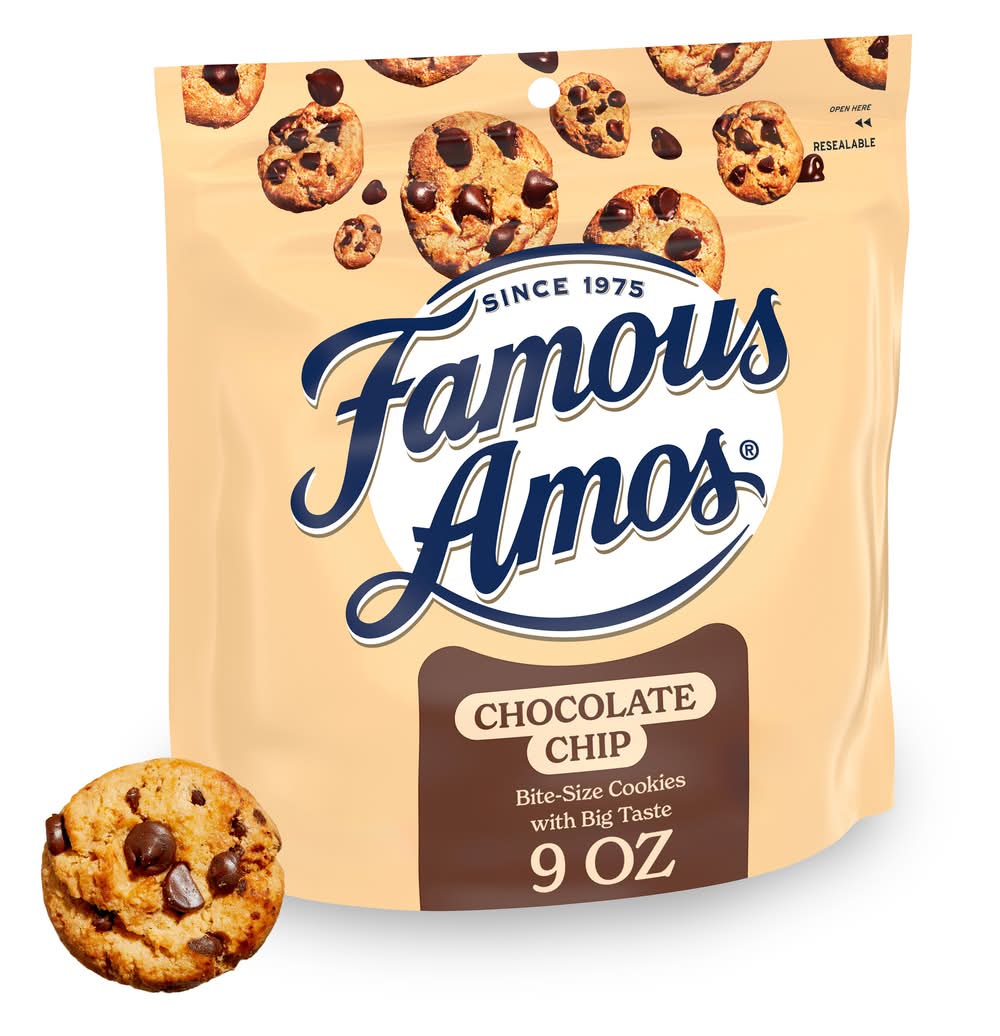 Famous Amos Bite Size Cookies, Chocolate Chip (9 oz)