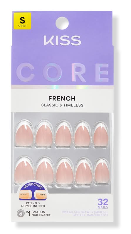 KISS CORE French Press On Nails Passionate