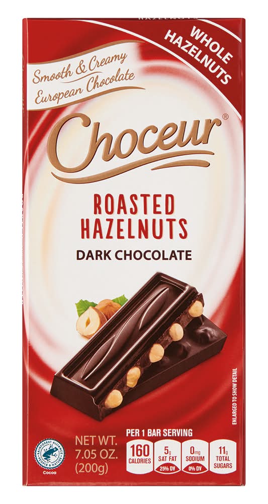 Choceur Dark Chocolate With Roasted Hazelnuts (7.05 oz)