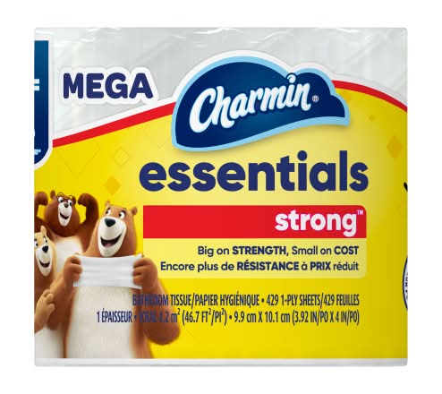 Charmin Essential Mega Roll Toilet Tissue