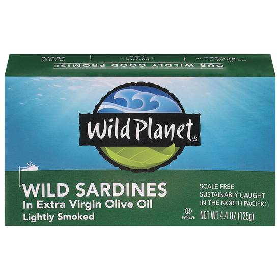 Wild Planet Wild Pacific Sardines in Extra Virgin Olive Oil (4.4 oz)