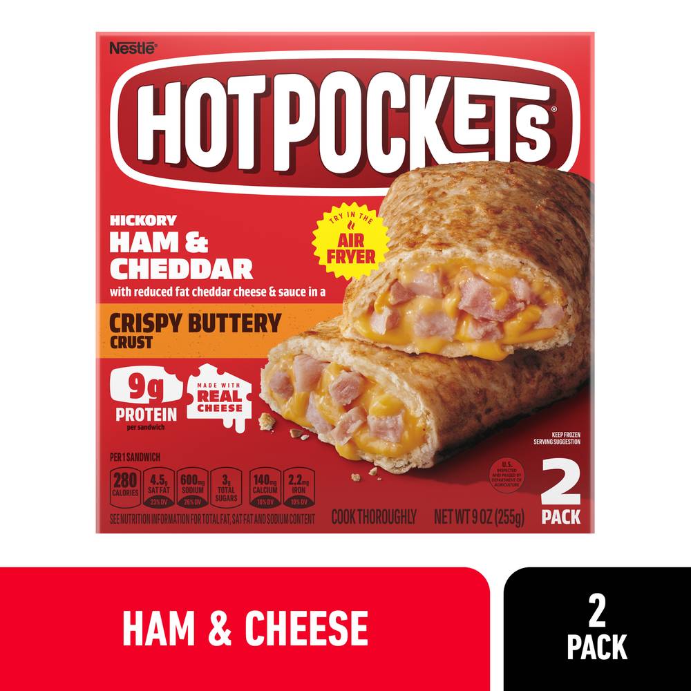 Hot Pockets Hickory Crispy Buttery Crust (ham & cheddar)