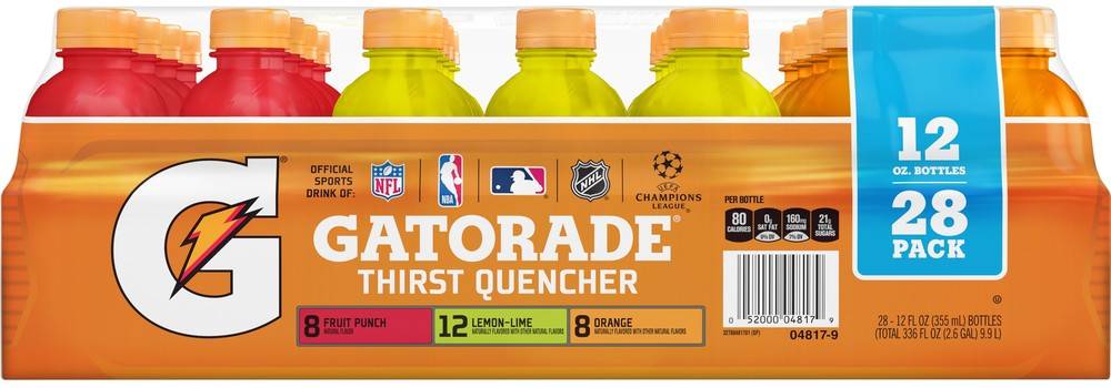 Gatorade Original Thirst Quencher Variety pack (28 ct, 12 fl oz)