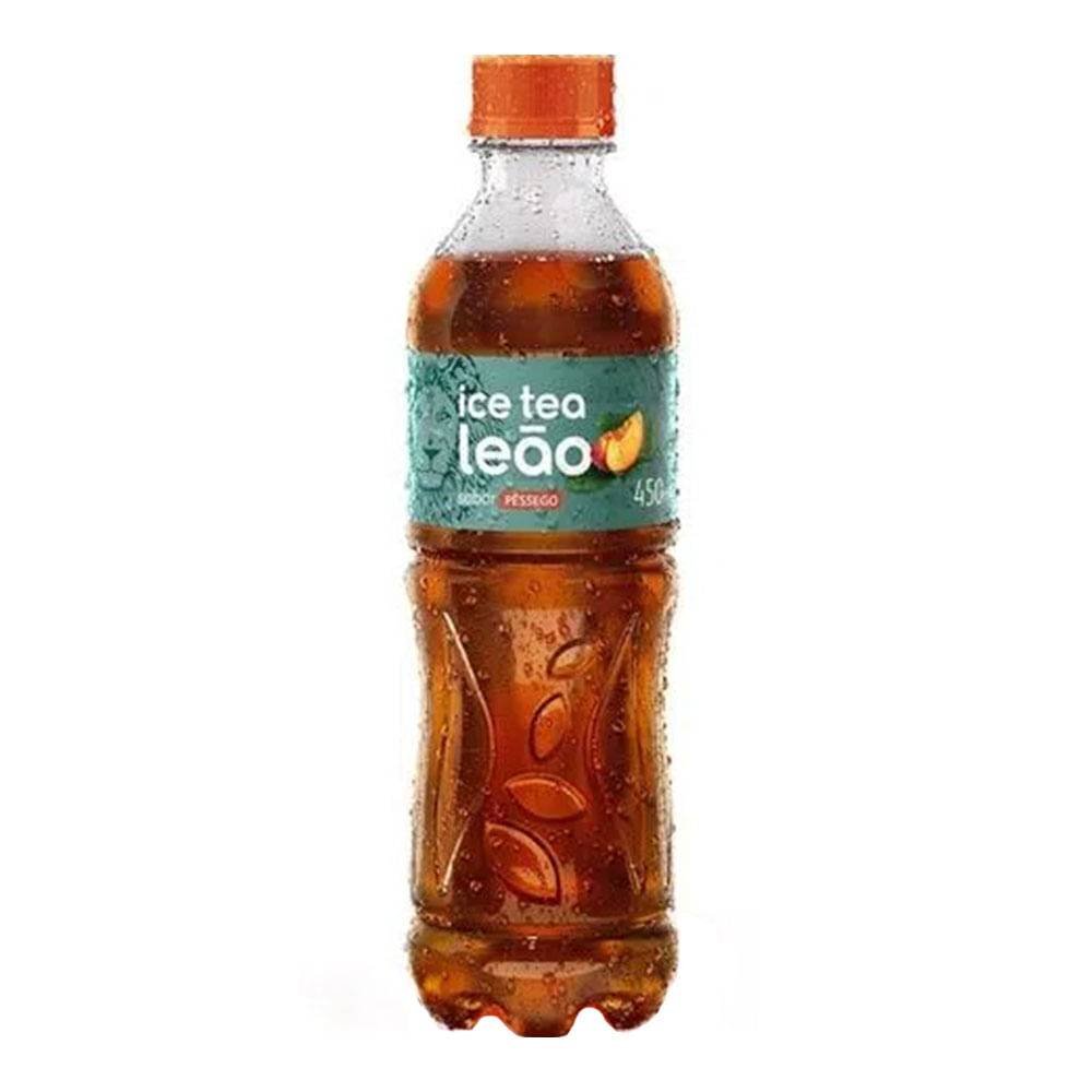 Leão · Chá preto ice tea - Pêssego (450 ml)