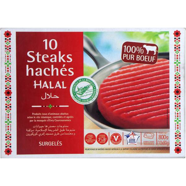 Franprix - Steaks hachés halal (10)