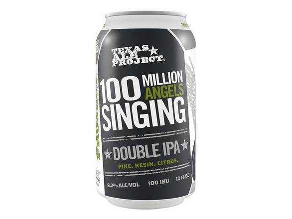 Texas Ale Project 100 Million Angels Singing Double Ipa Beer ( 4 ct, 12 fl oz)