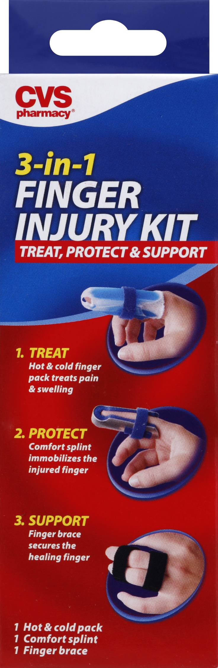 CVS Pharmacy 3 In 1 Finger Injury Kit