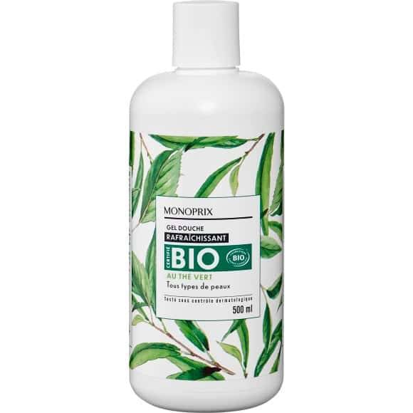 Monoprix Bio Monoprix Bio Gel Douche Thé Vert 500Ml Le Flacon De 500 Ml