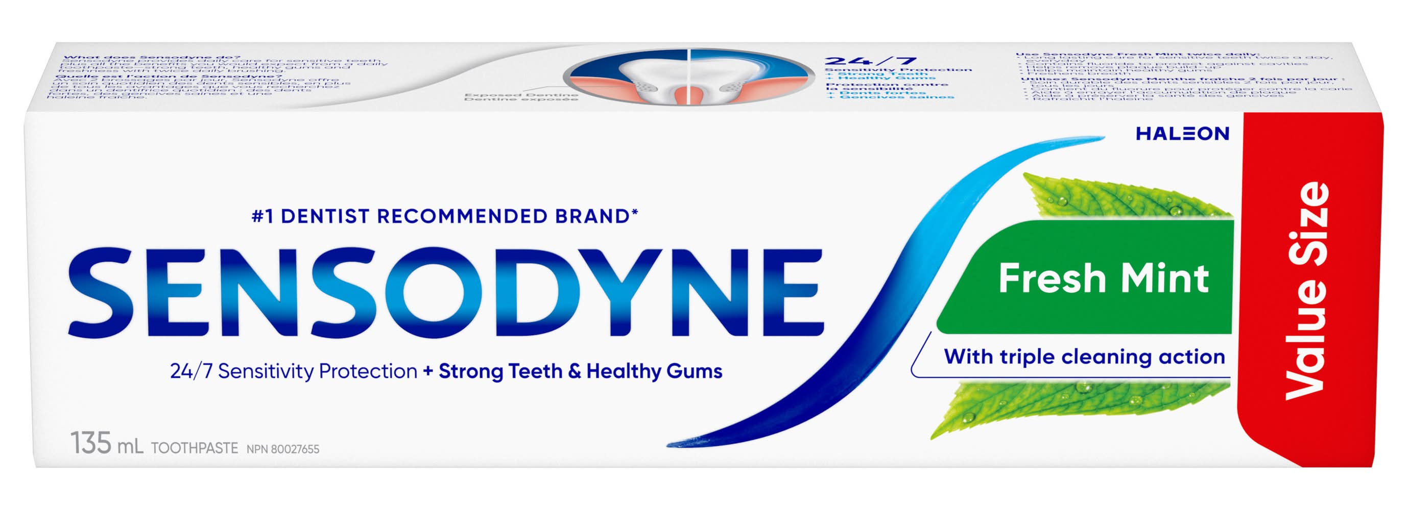 Sensodyne Fresh Mint Toothpaste (1 ml)