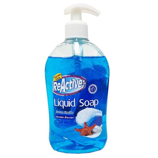 Reactive · Ocean breeze liquid hand soap - Savon liq ocean (500 mL - 500ML)