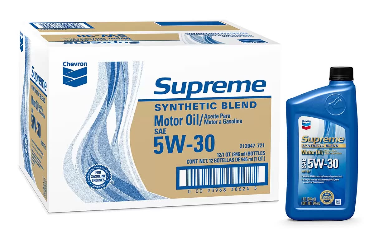 Chevron · Supreme aceite para motor 5w-30 (11,35 kg)
