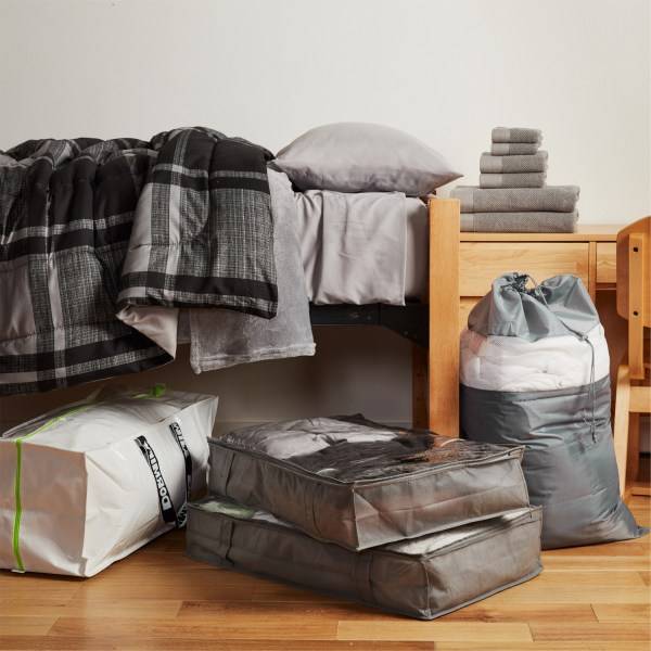 Dormify 16-Piece Polyester Dorm Bundle, Twin XL, Classic Plaid