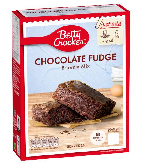 Betty Crocker Chocolate Fudge Brownie Mix (415g)