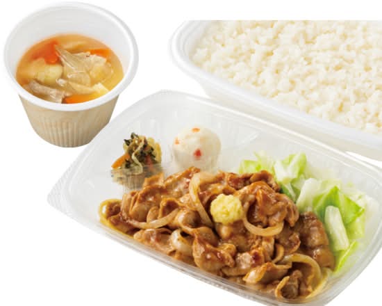 しょうが焼き弁当＋豚汁セット