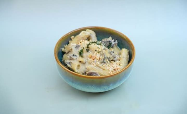 Mini Mushroom Alfredo