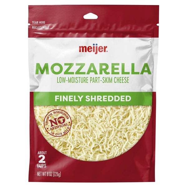 Meijer Finely Shredded Mozzarella Cheese (8 oz)