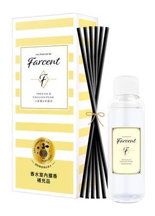 FARCENT香水室內擴香(小蒼蘭&英國梨)補充瓶#4710731047675