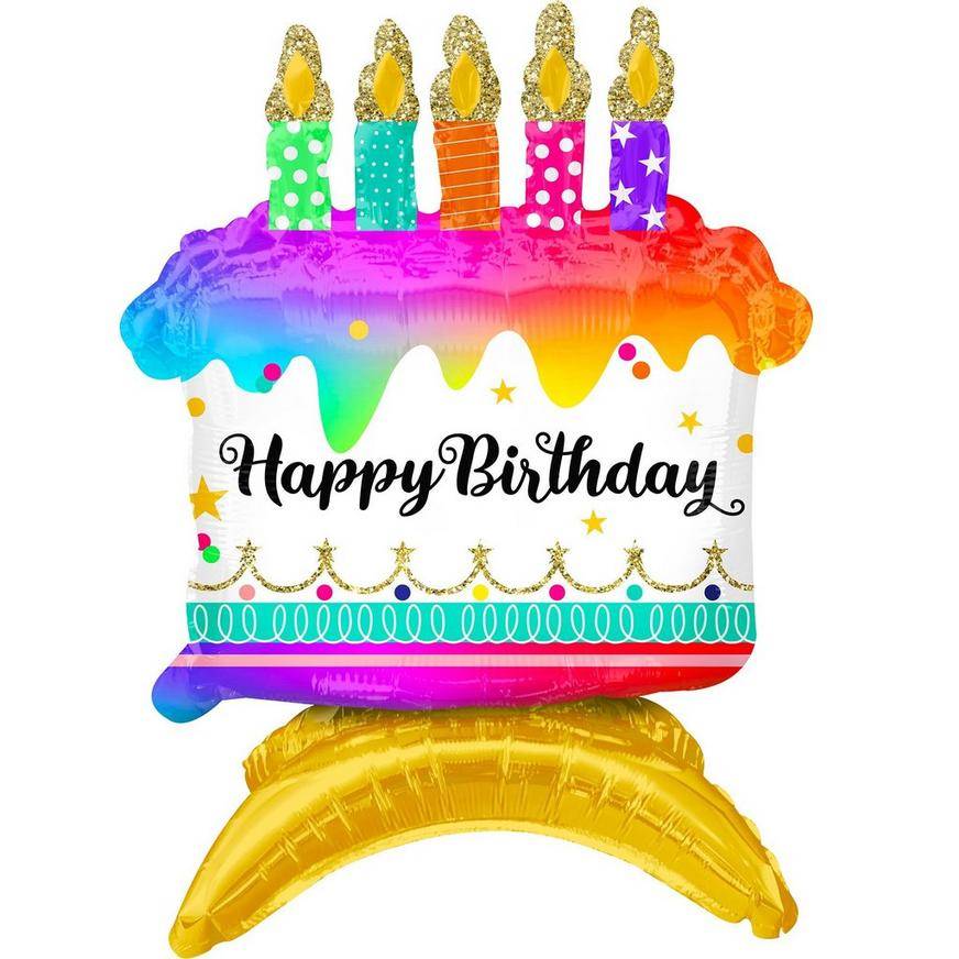 Anagram Air Balloon Birthday Cake
