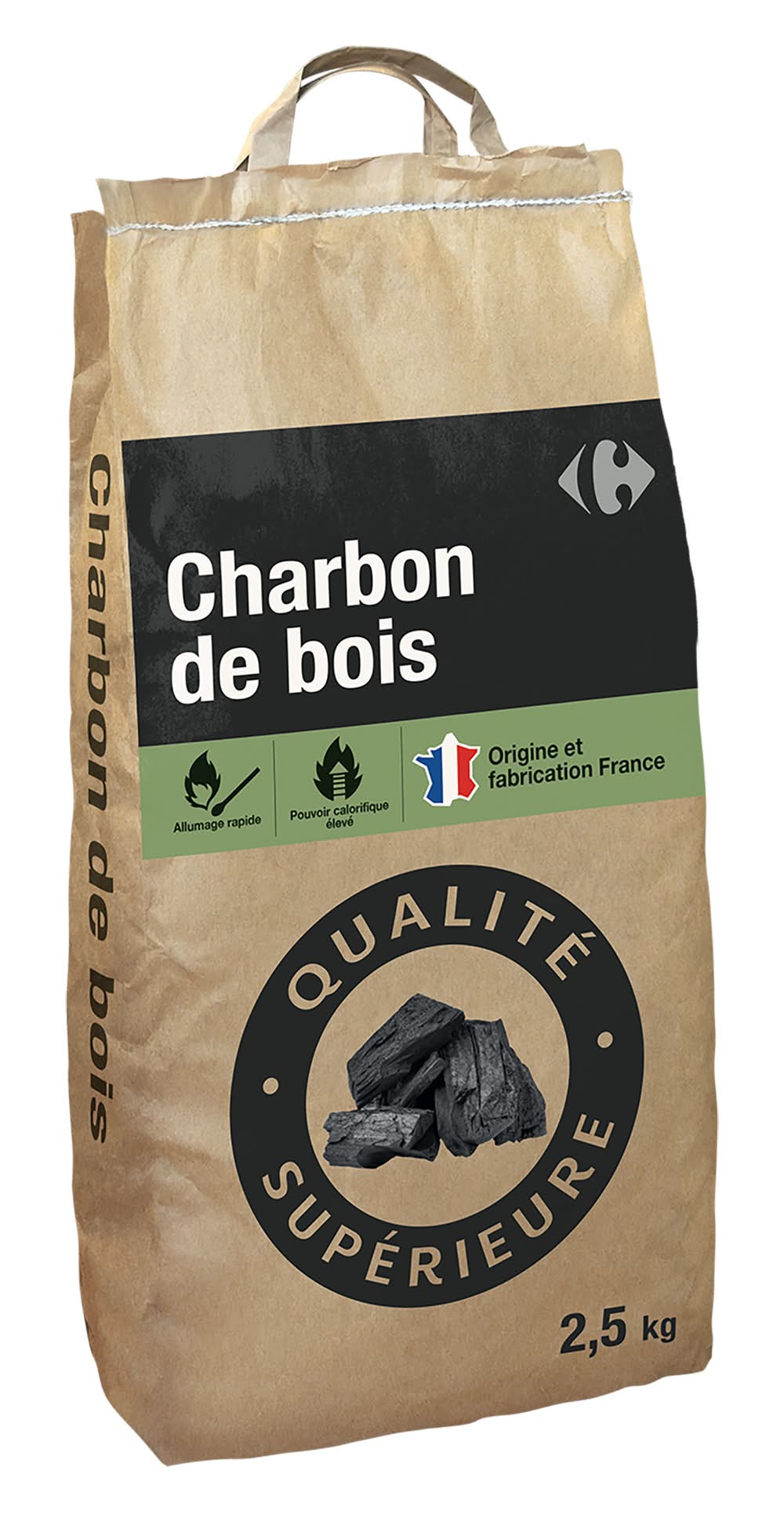 Carrefour - Charbon de bois (2,5kg)