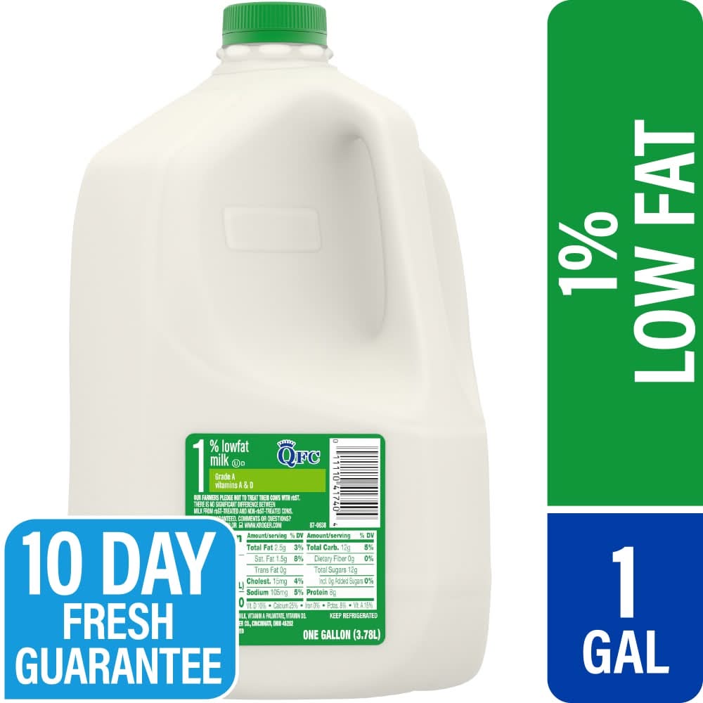 QFC Grade a Vitamins a & D 1% Low Fat Milk (1 gal)