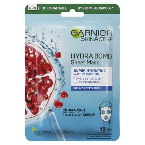Garnier Hydra Bomb Tissue Face Mask Pomegranate 28g