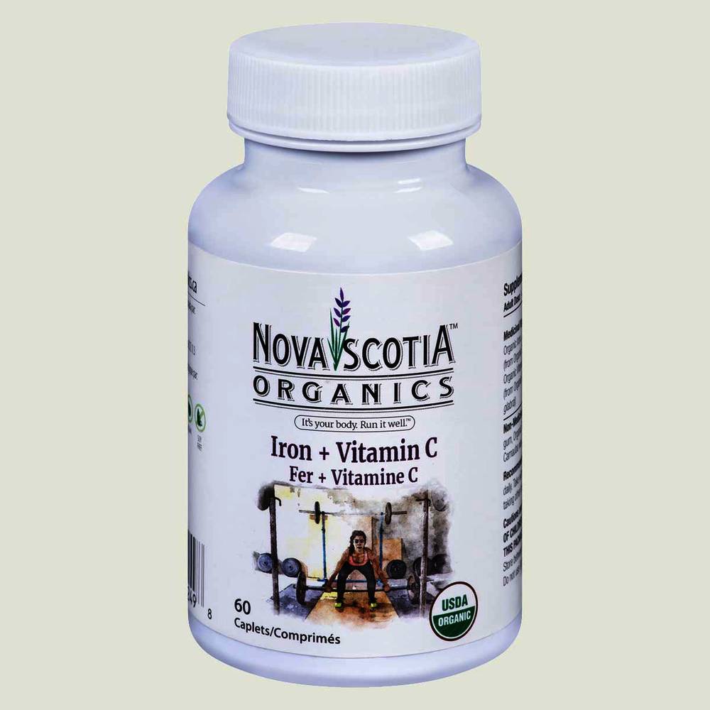 Nova Scotia Organics Iron + Vitamin C Caplets Delivery Near Me Order