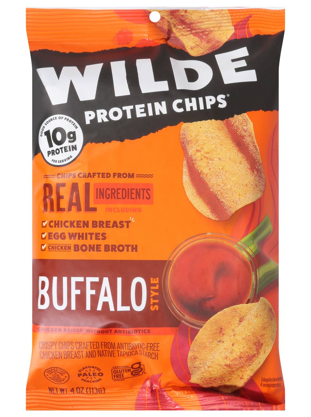 Wilde Buffalo Style Protein Chips (4 oz)