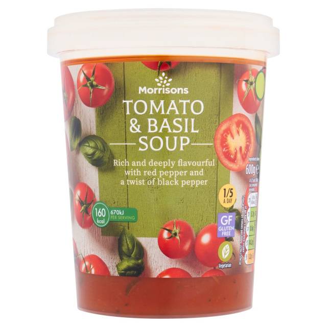 Morrisons Tomato & Basil Soup