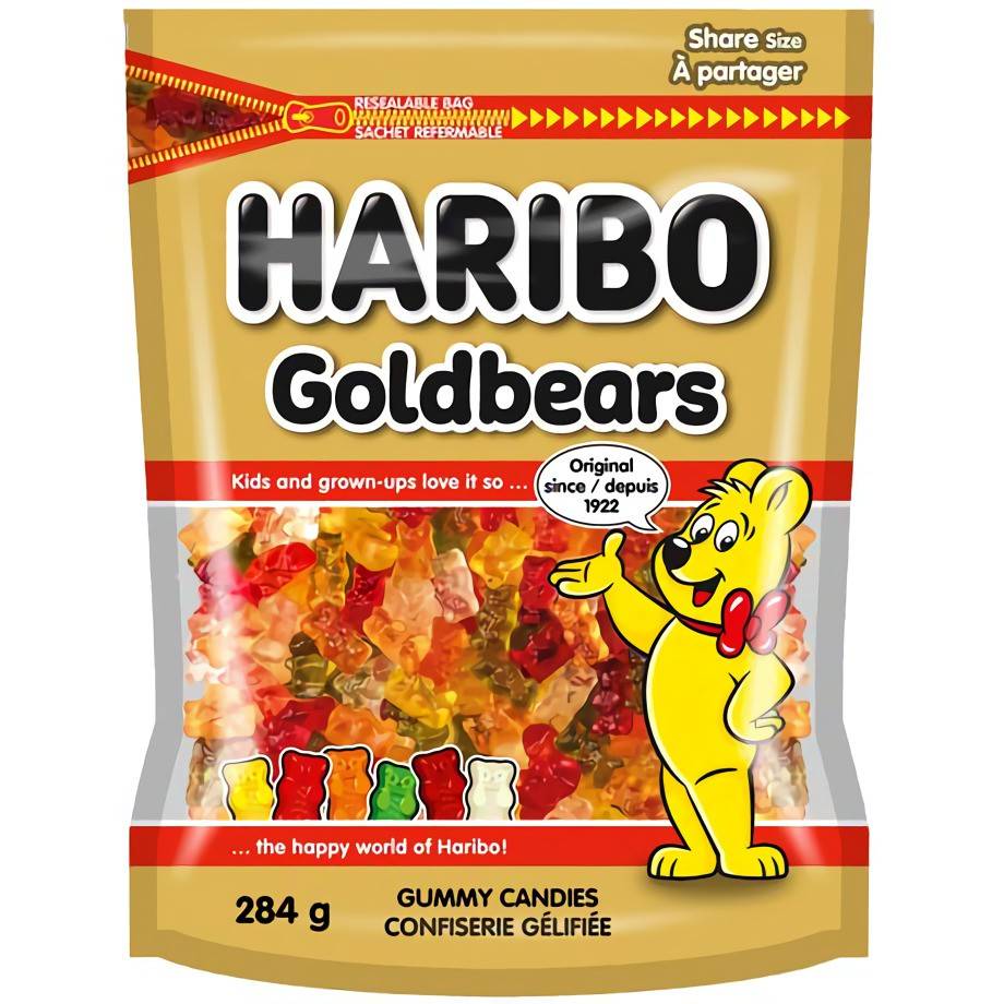 Haribo goldbears (284g) - goldbears gummy candies (284 g)