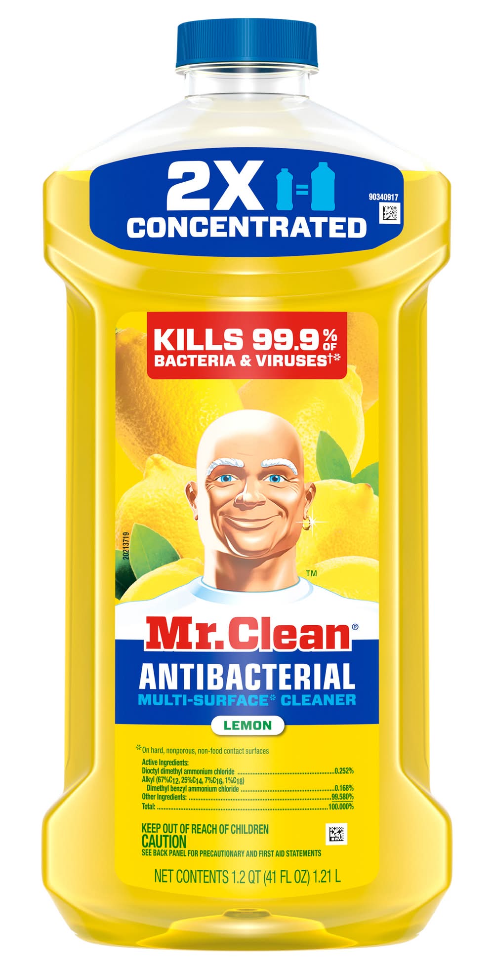 Mr. Clean Antibacterial Multi Surface Cleaner, Lemon (41 fl oz)