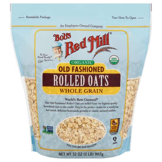 Bob's Red Mill Whole Grain Organic Old Fashioned Rolled Oats