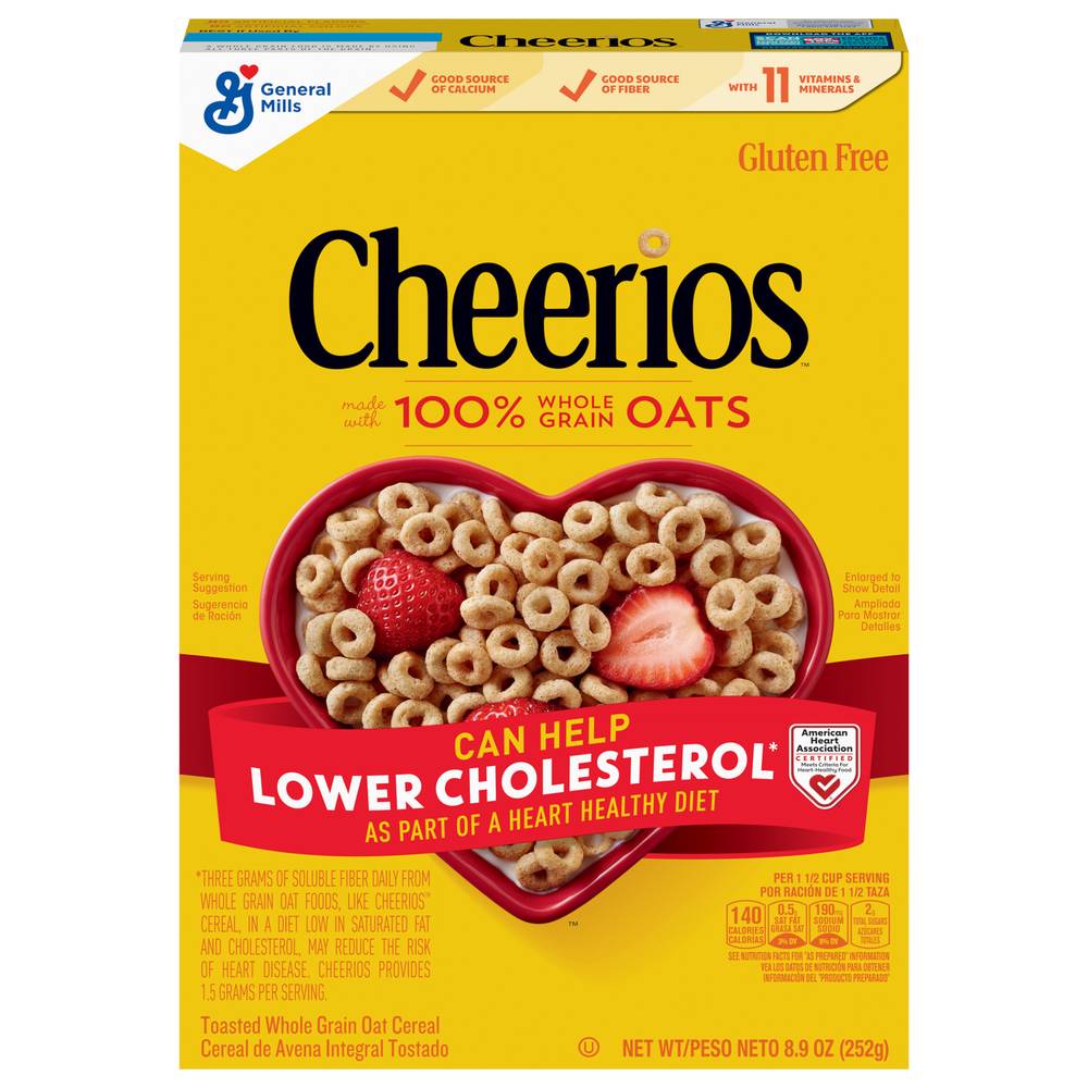 Cheerios General Mills Toasted Whole Grain Oats Cereal (8.9 oz)