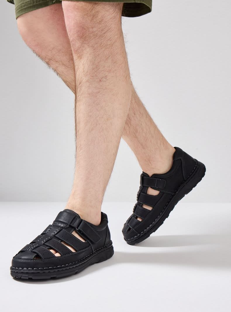 Greenfield Sandalia Franciscana Cerrada  Hombre negro 42