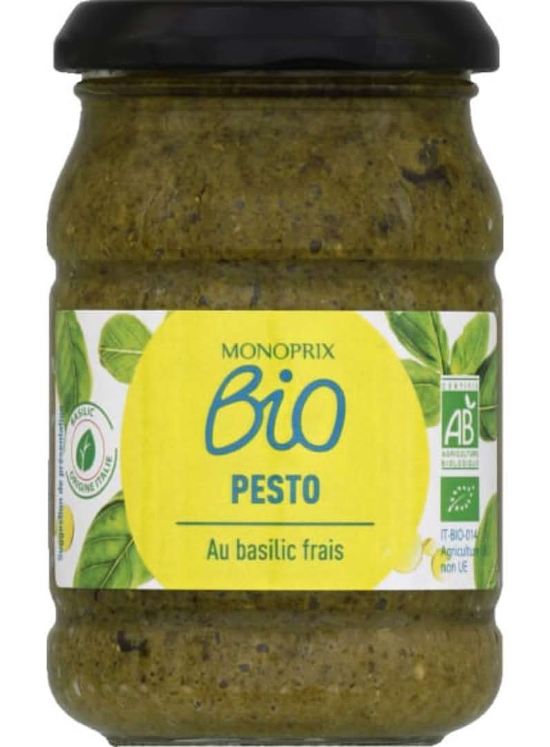 Monoprix Bio - Pesto au basilic frais (190g)