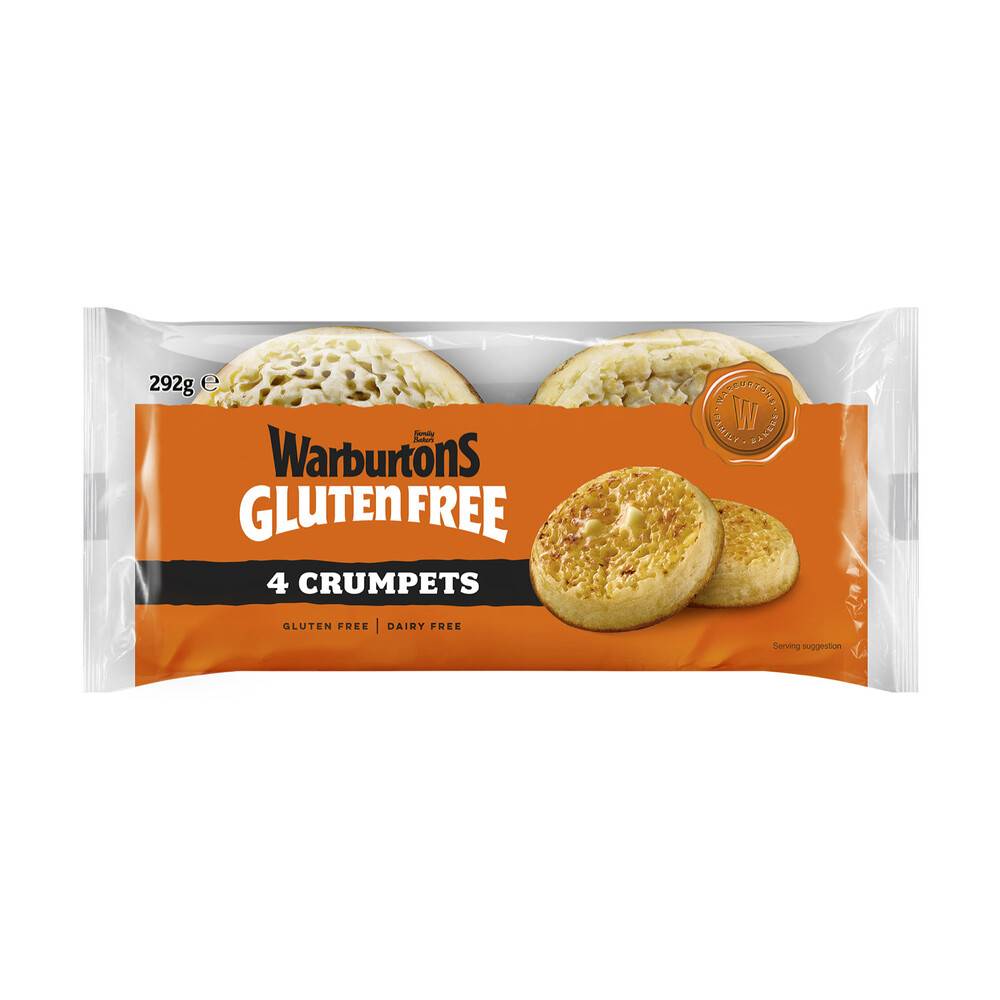 Warburtons Gluten Free Crumpets 4 ct