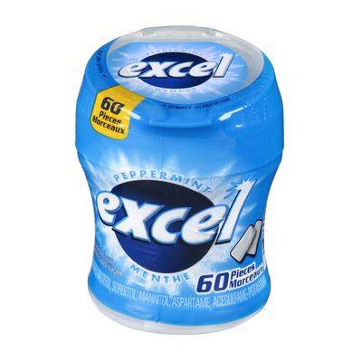 Wrigley's Excel Peppermint Gum (60 units)