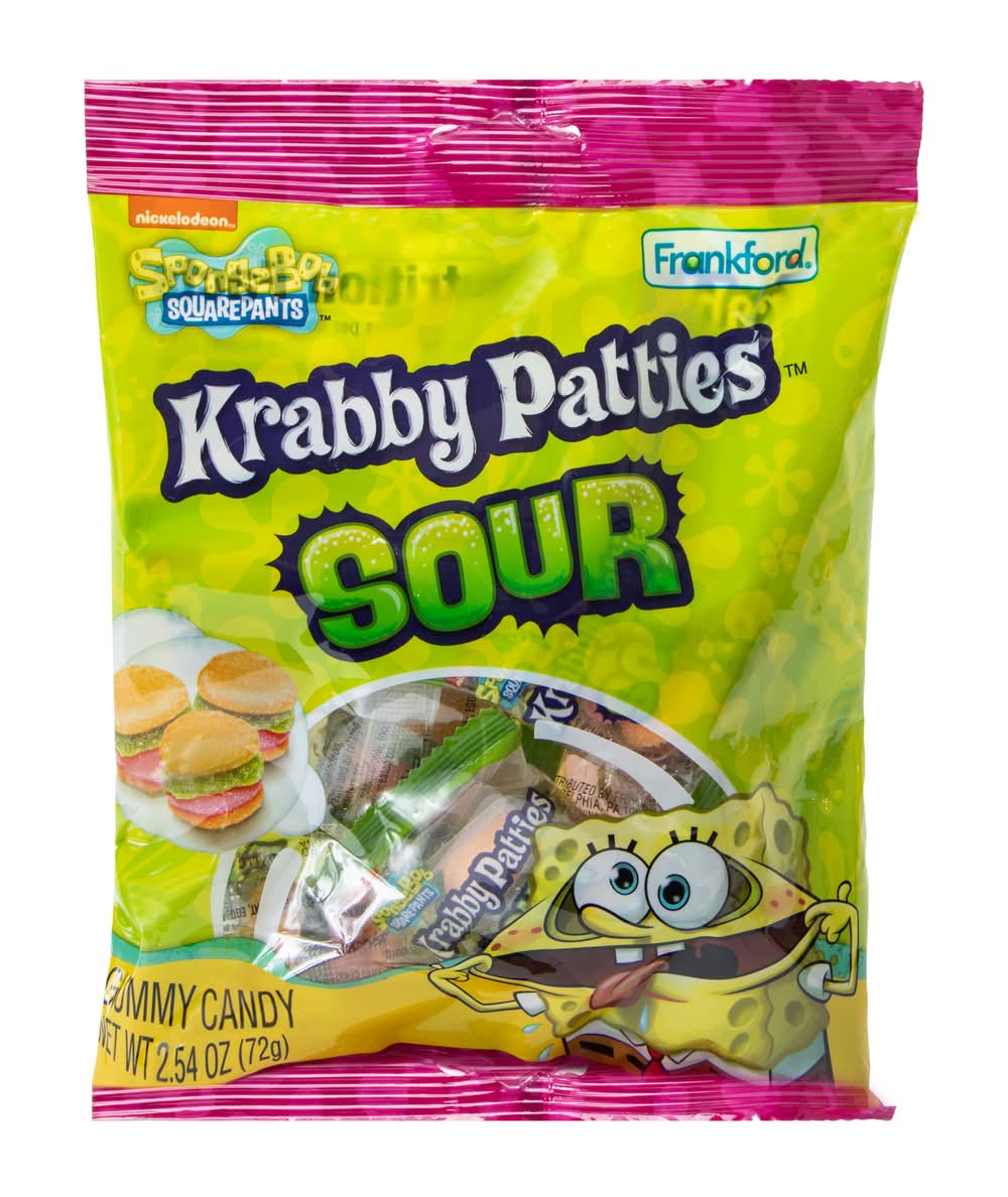 SpongeBob SquarePants™ Krabby Patties™ Sour Gummy Candies 2.54oz