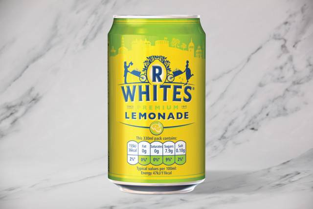 R Whites Lemonade Can