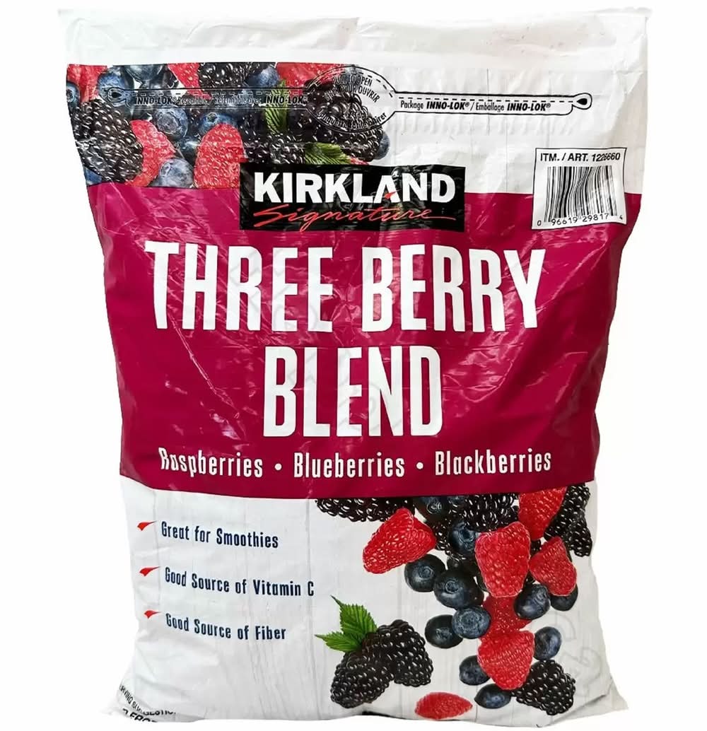 カークランドシグネチャーｽﾘｰﾍﾞﾘｰﾌﾞﾚﾝﾄﾞﾗｽﾞﾍﾞﾘｰ ﾌﾞﾙｰﾍﾞﾘｰ ﾌﾞﾗｯｸﾍﾞﾘｰ