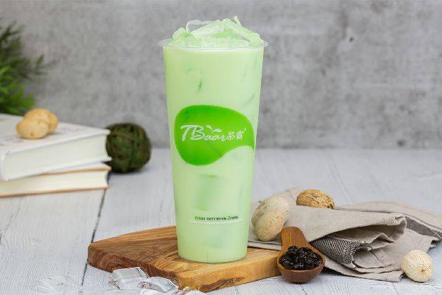 Honeydew Milk Tea 哈密瓜奶茶