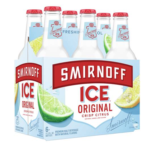 Smirnoff Ice Original Malt Beverage With Lemon Lime Flavor Beer (6 ct, 11.2 fl oz)