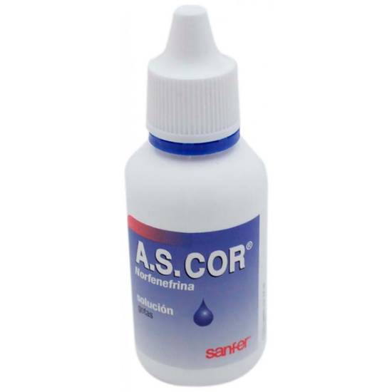 Sanfer a.s.cor norfenefrina solución gotas (gotero 24 ml)