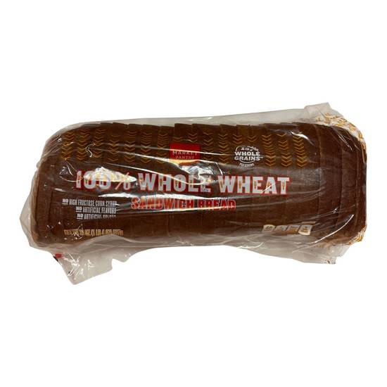 Market Pantry 100% Whole Wheat Sandwich Bread