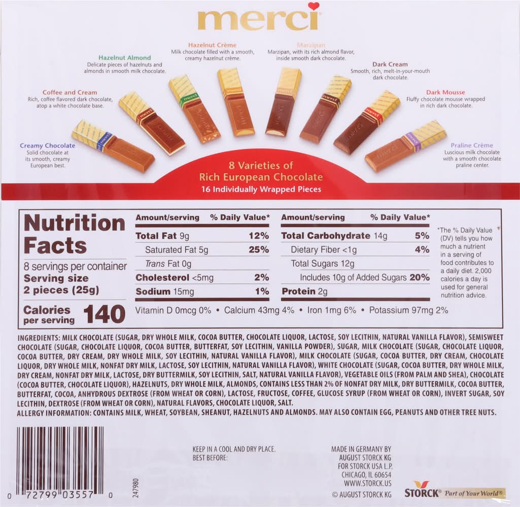 CVS Pharmacy - Merci Finest European Chocolates, Assorted (7 oz